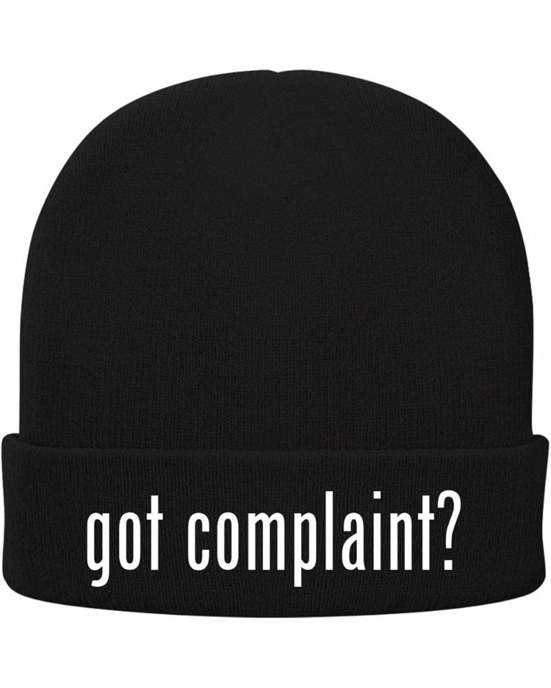 got Complaint? - Soft Adult Beanie Cap Black $14.91 Skullies & Beanies