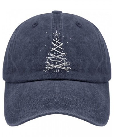 Christmas Repairman Baseball Cap Running Hats for Women Pigment Black Baseball Hat Gifts for Women Golf Caps Navy Blue $9.68 ...