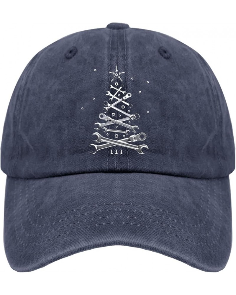 Christmas Repairman Baseball Cap Running Hats for Women Pigment Black Baseball Hat Gifts for Women Golf Caps Navy Blue $9.68 ...