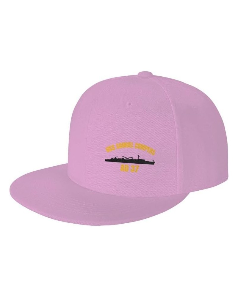 USS Samuel Gompers Ad-37 Flag Baseball Caps Denim Hats Cowboy Knit hat Fisherman's hat Pink $12.32 Baseball Caps