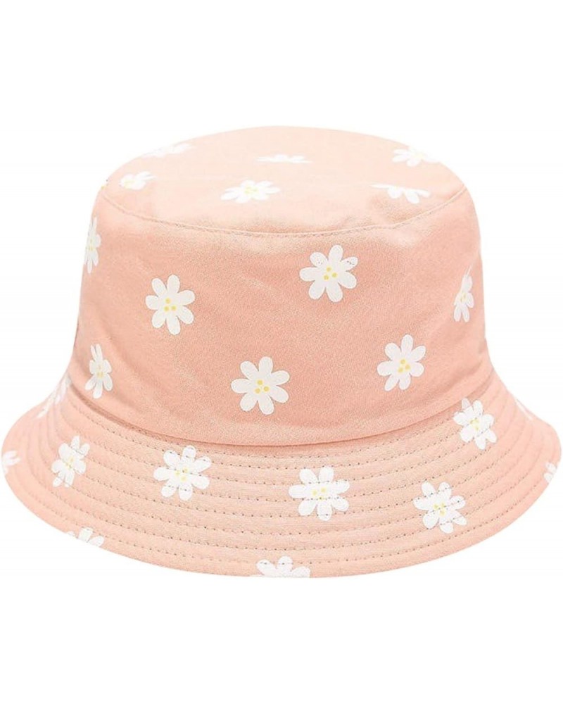 Women's Beach Hats Women's Fisherman Hat Double Sided Reversible Bucket Hat Sun Hat Protection Foldable Sun Cap Pink $8.60 Su...