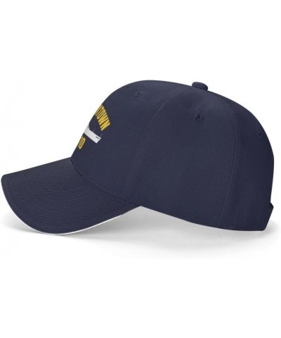 USS Yorktown Cva-10 Flag Baseball Caps Denim Hats Cowboy Knit hat Fisherman's hat Navy Blue $14.37 Baseball Caps