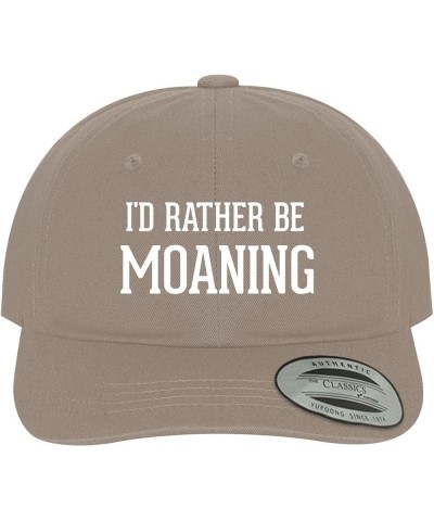 I'd Rather Be Moaning - Soft Dad Hat Baseball Cap Khaki $20.86 Baseball Caps