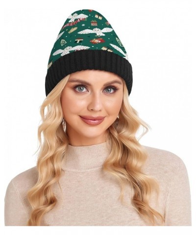 Beanie Hat for Women Men Soft Slouchy Warm Winter Hat Reversible Fall Hat Color-bh026 $12.53 Skullies & Beanies