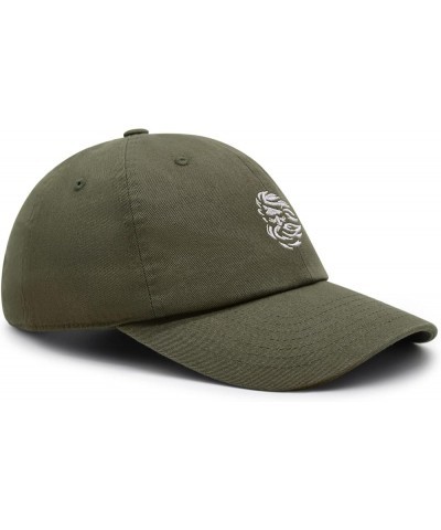 Zeus Premium Dad Hat Embroidered Baseball Cap Greek Olive Green $9.99 Baseball Caps