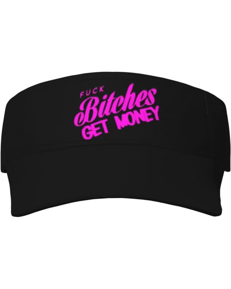 Fuck Bitches Get Money Ultimate Sun Defense Adult Sun Protection Visor371 Black $12.82 Visors