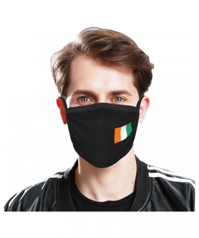 Flag of Côte D'Ivoire Face Mask 2 Pcs Face Cover Reusable Washable Breathable for Men Women Balaclavas Bandanas Black $10.17 ...