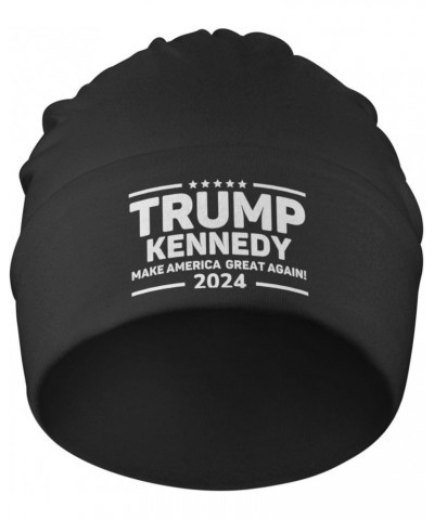 Kennedy 2024 Trump 2024 Gifts Black Winter Beanie Knit Hat for Men Women Knit Cap Warm Soft Skull Caps Hedging Hat $9.44 Skul...