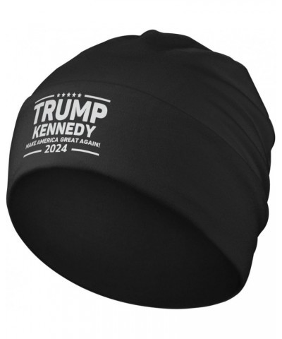 Kennedy 2024 Trump 2024 Gifts Black Winter Beanie Knit Hat for Men Women Knit Cap Warm Soft Skull Caps Hedging Hat $9.44 Skul...