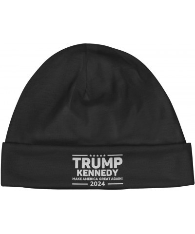 Kennedy 2024 Trump 2024 Gifts Black Winter Beanie Knit Hat for Men Women Knit Cap Warm Soft Skull Caps Hedging Hat $9.44 Skul...