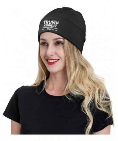 Kennedy 2024 Trump 2024 Gifts Black Winter Beanie Knit Hat for Men Women Knit Cap Warm Soft Skull Caps Hedging Hat $9.44 Skul...