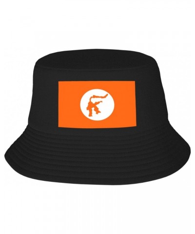 Flag of Sulawesi Bucket Hat for Men Women Outdoor Summer Beach Travel Fishing Cap Black $14.32 Bucket Hats