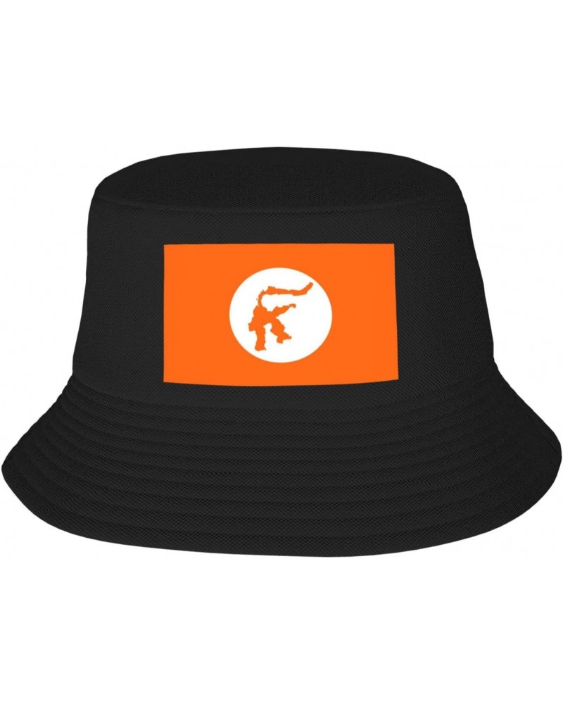 Flag of Sulawesi Bucket Hat for Men Women Outdoor Summer Beach Travel Fishing Cap Black $14.32 Bucket Hats