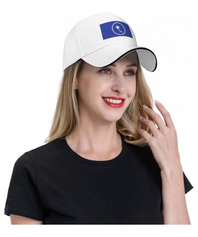 Flag of Chuuk Baseball Cap for Men Women Outdoor Adjustable Dad Hat White $13.24 Baseball Caps