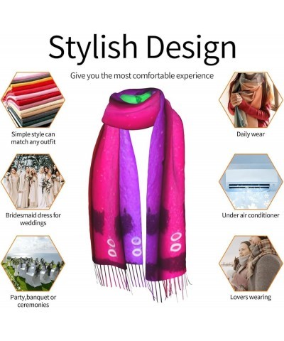 Roaring Dragon Cashmerette Fringed Scarf Long Warm Shawls Wraps Winter Large Soft Blanket Scarves Gifts Colored Crayons $13.7...