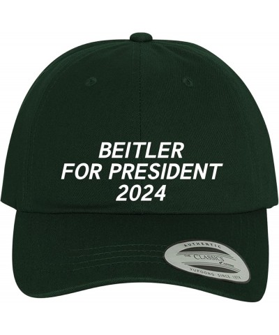 Beitler for President 2024 - Comfortable Dad Hat Baseball Cap Forest $16.62 Baseball Caps