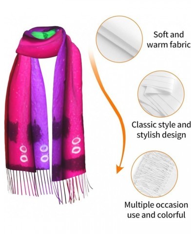 Roaring Dragon Cashmerette Fringed Scarf Long Warm Shawls Wraps Winter Large Soft Blanket Scarves Gifts Colored Crayons $13.7...