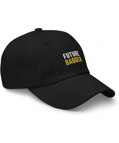 Future Bagger Hat (Embroidered Dad Cap) Bagger Apparel Black $22.79 Baseball Caps