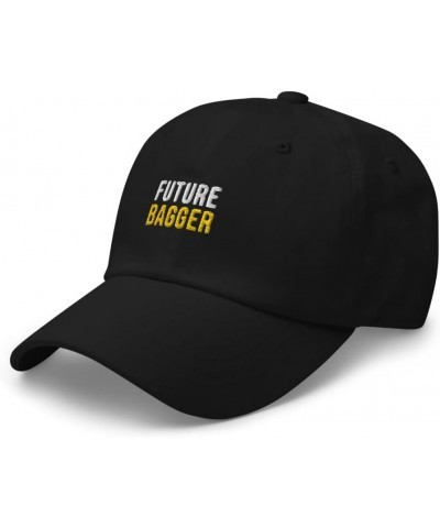 Future Bagger Hat (Embroidered Dad Cap) Bagger Apparel Black $22.79 Baseball Caps