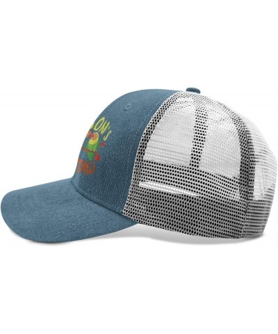 Snapback Hat Christmas Trucker Hats for Women Hats Snapback Season's Tweetings Fashion Pickleball Hats Skyblue $10.82 Basebal...