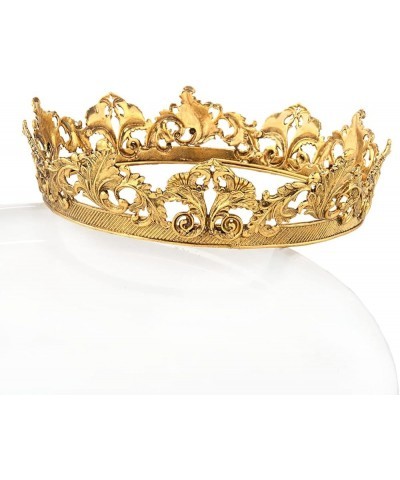 Luxury Queen King Crown Wedding Bridal Party Pageant Prom For Wedding, Halloween, Cosplay, Prom, Birthday, Celebration Dark G...