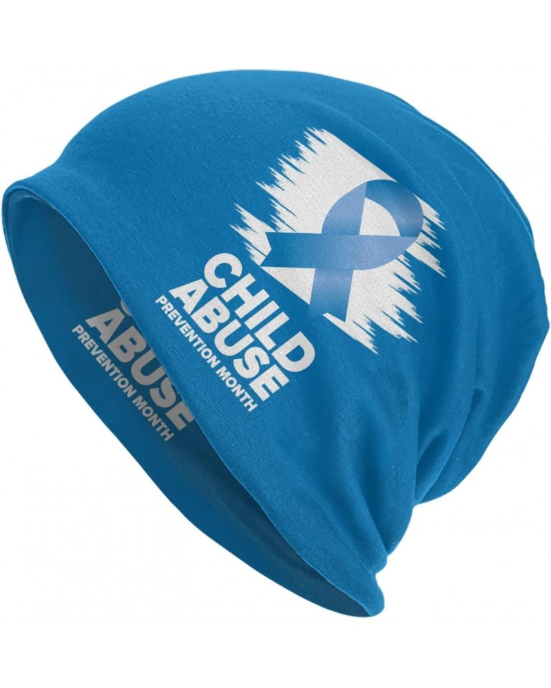 Child Abuse Prevention Awareness Month Hat Beanie Cap Warm Knit Winter Skull Stretch Hats for Men Woman Black $8.99 Skullies ...