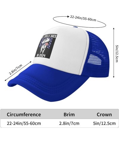 Trump I ll Circle Back in 2024 Trucker Hat Baseball Caps Men Hats for Women Dad Hat Ball Hat Adjustable Cowboy Hat Blue $9.99...