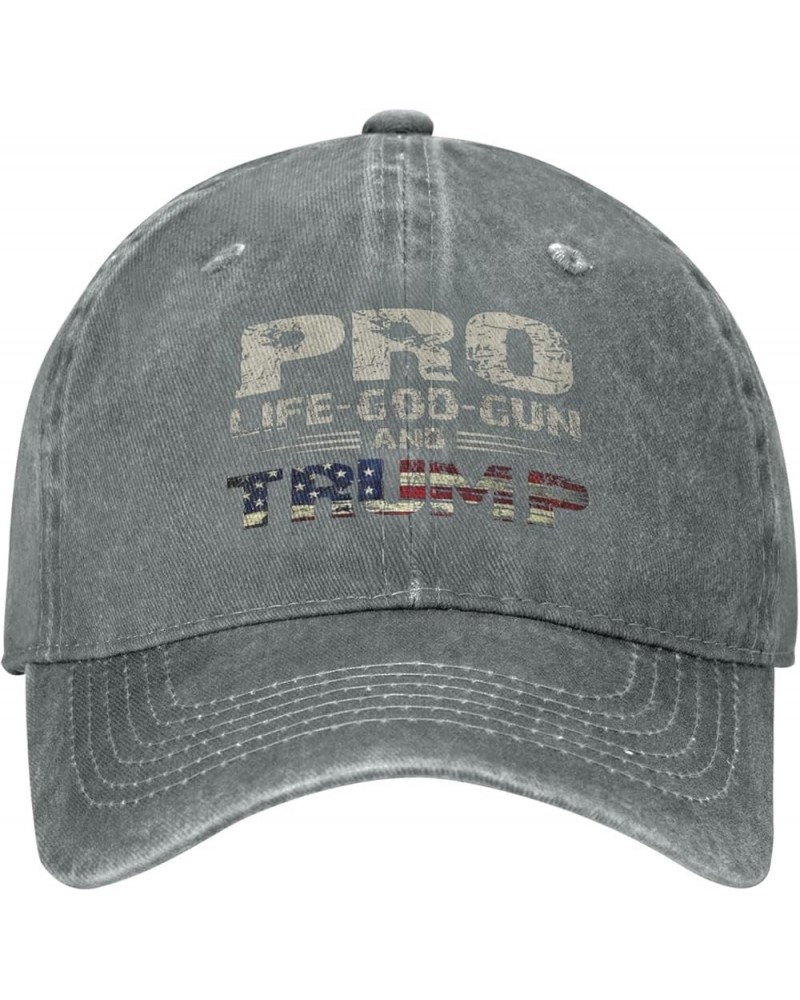 Hat 2024 2024 Mens Womens Save America Hats Vintage Adjustable Baseball Cap Cotton MAGA Hat Black Gray $9.50 Baseball Caps