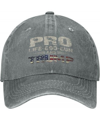 Hat 2024 2024 Mens Womens Save America Hats Vintage Adjustable Baseball Cap Cotton MAGA Hat Black Gray $9.50 Baseball Caps